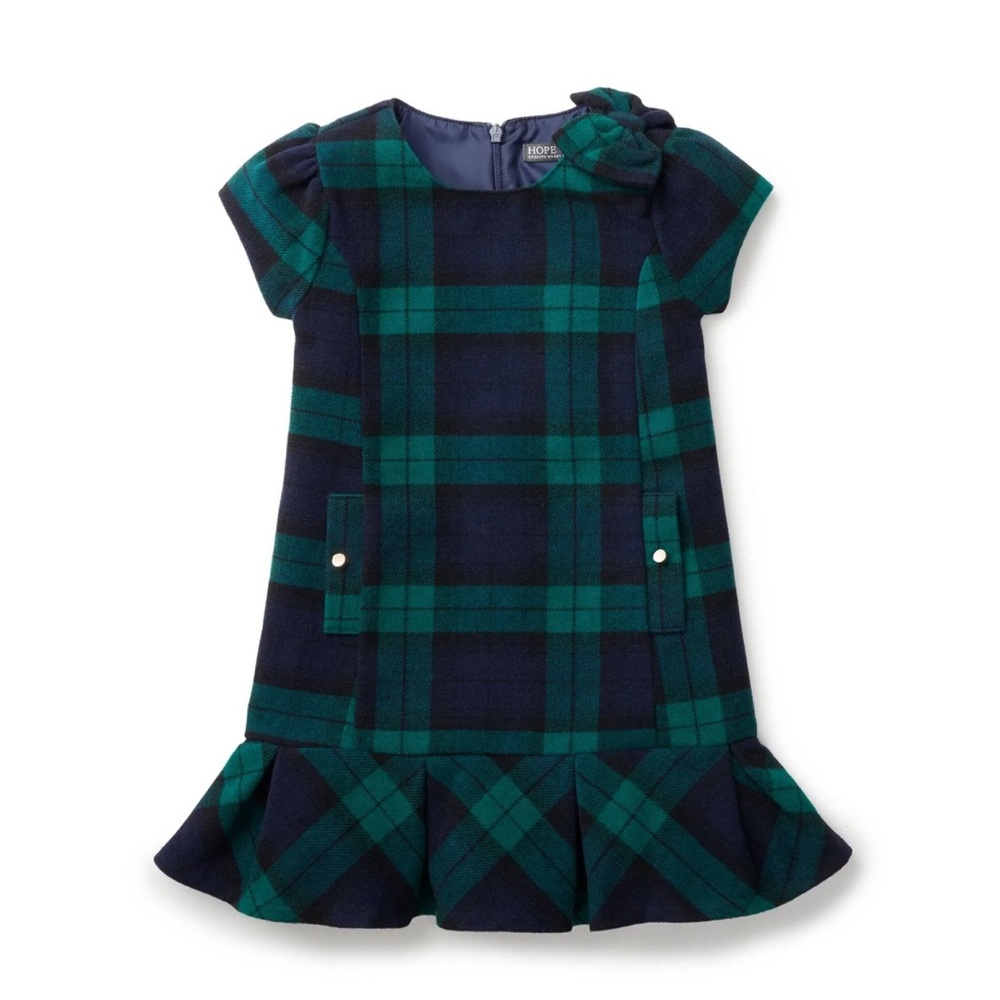 Hope and Henry plaid dress